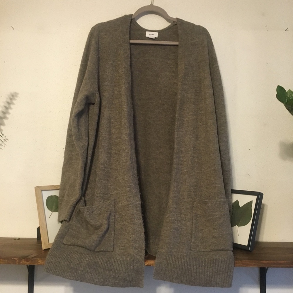 Old Navy • grey cardigan • size XL